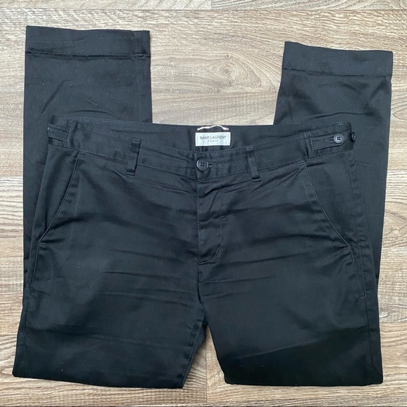 Saint Laurent Paris Button Fly Chino Pants - Picture 10 of 14